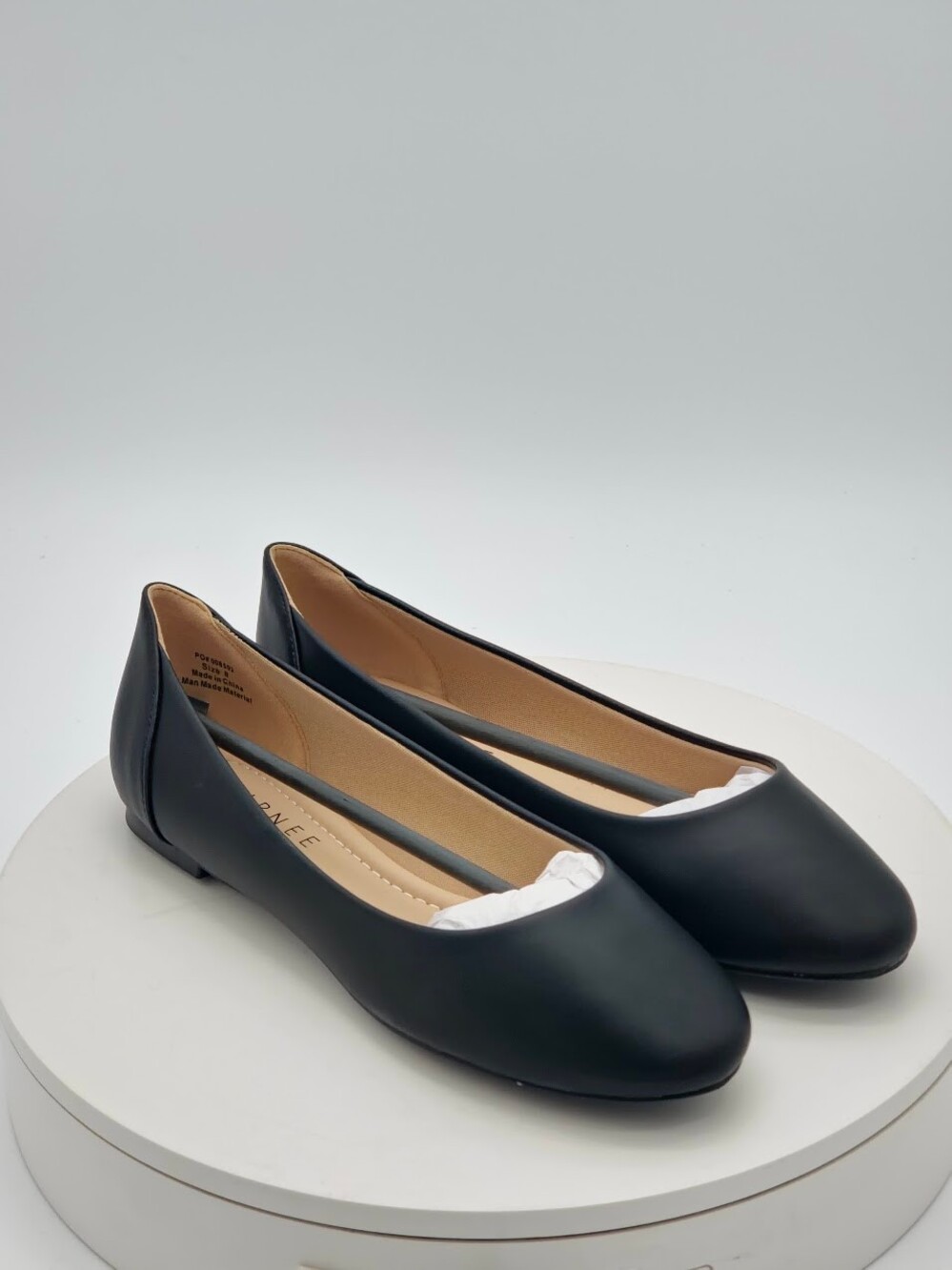 Journee Collection Kavn Women’s Black Classic Ballet Flats Size 8 NEW